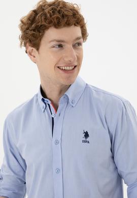 Erkek Mavi Uzun Kollu Gömlek - 50288312016