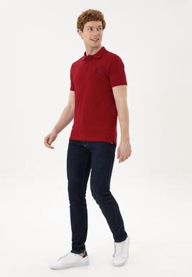 Erkek Bordo Basic Tişört - 50262969013