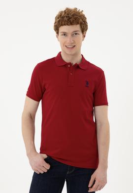 Erkek Bordo Basic Tişört - 50262969013