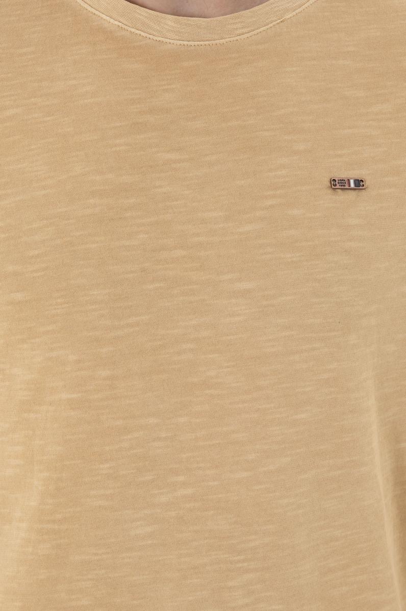 Erkek Camel Basic Tişört