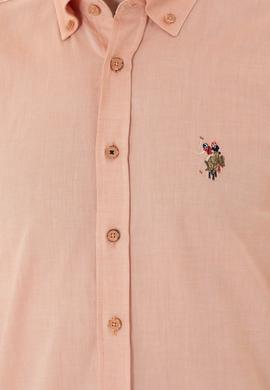 Erkek Kiremit Uzun Kollu Basic Gömlek - 50263099105