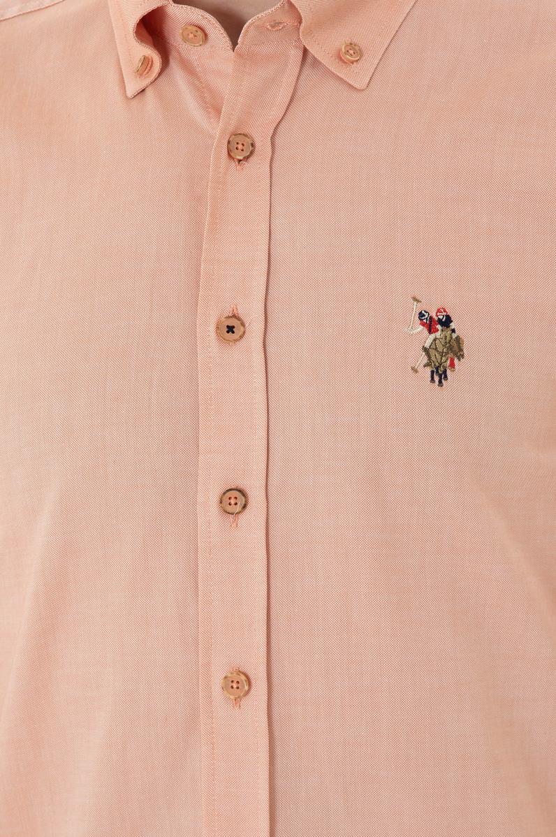 Erkek Kiremit Uzun Kollu Basic Gömlek