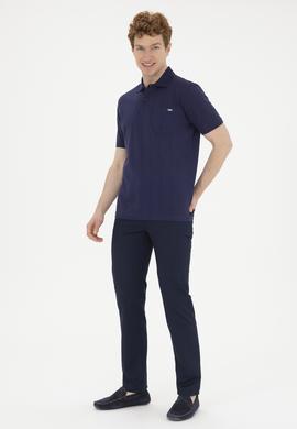Erkek Lacivert Polo Yaka Tişört - 50268586030