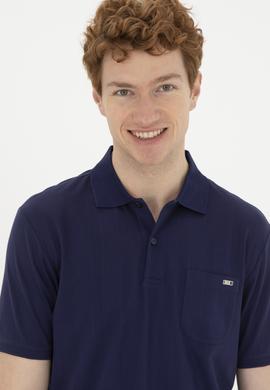 Erkek Lacivert Polo Yaka Tişört - 50268586030