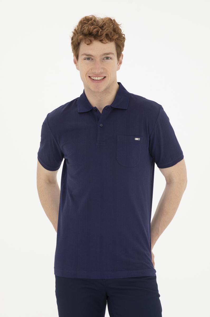 Erkek Lacivert Polo Yaka Tişört