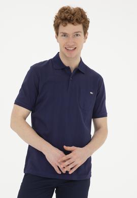 Erkek Lacivert Polo Yaka Tişört - 50268586030