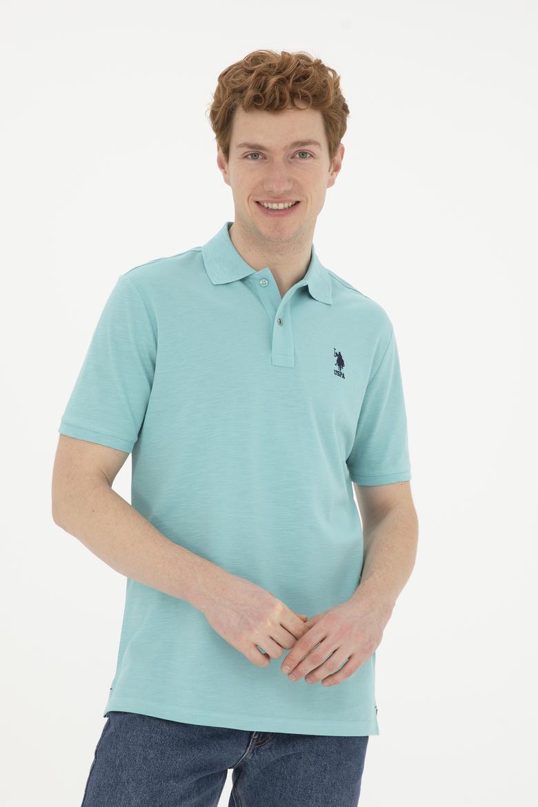 Erkek Mint Polo Yaka Tişört