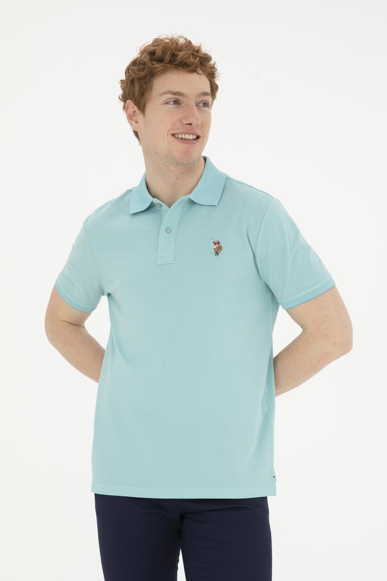 Erkek Mint Basic Polo Yaka Tişört