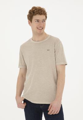 Erkek Taş Basic Tişört - 50263476155