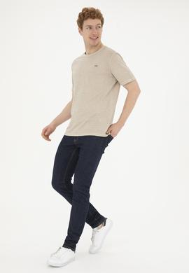 Erkek Taş Basic Tişört - 50263476155