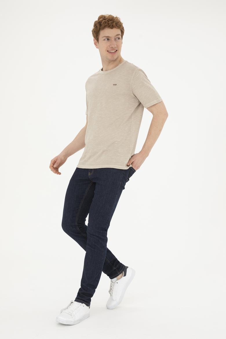 Erkek Taş Basic Tişört - 50263476155
