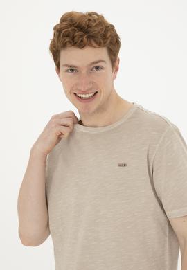 Erkek Taş Basic Tişört - 50263476155