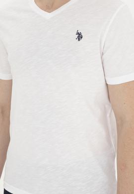 Erkek Beyaz Basic Tişört - 50263324008