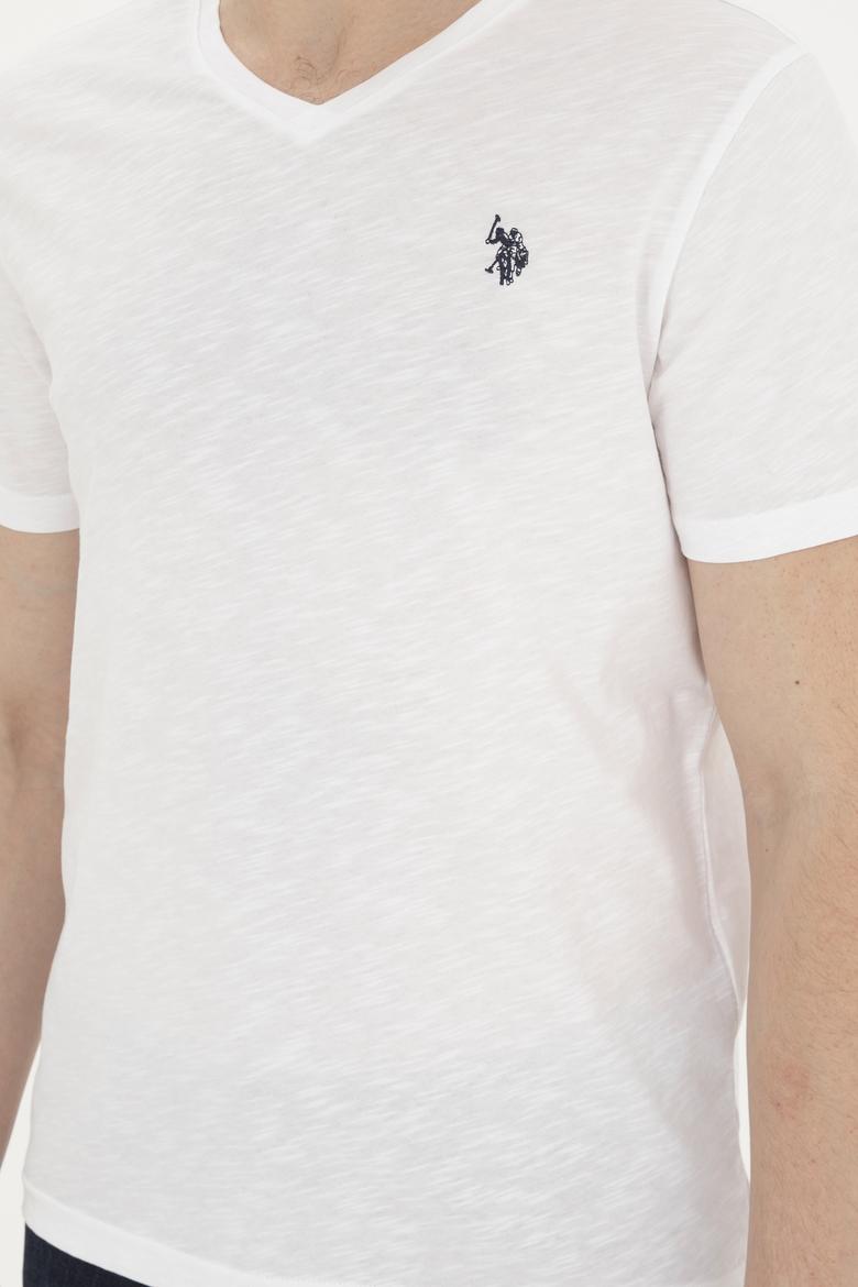 Erkek Beyaz Basic Tişört - 50263324008