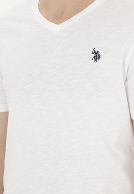 Erkek Beyaz Basic Tişört - 50263324008