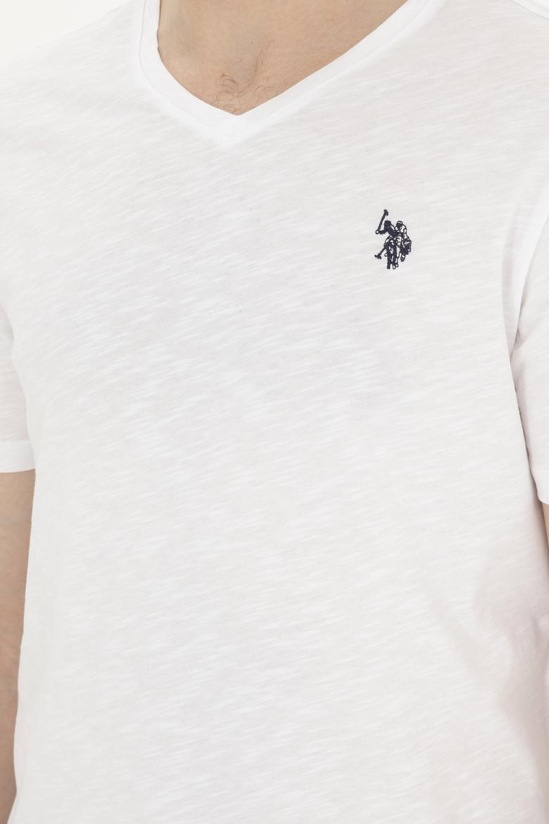 Erkek Beyaz Basic Tişört - 50263324008