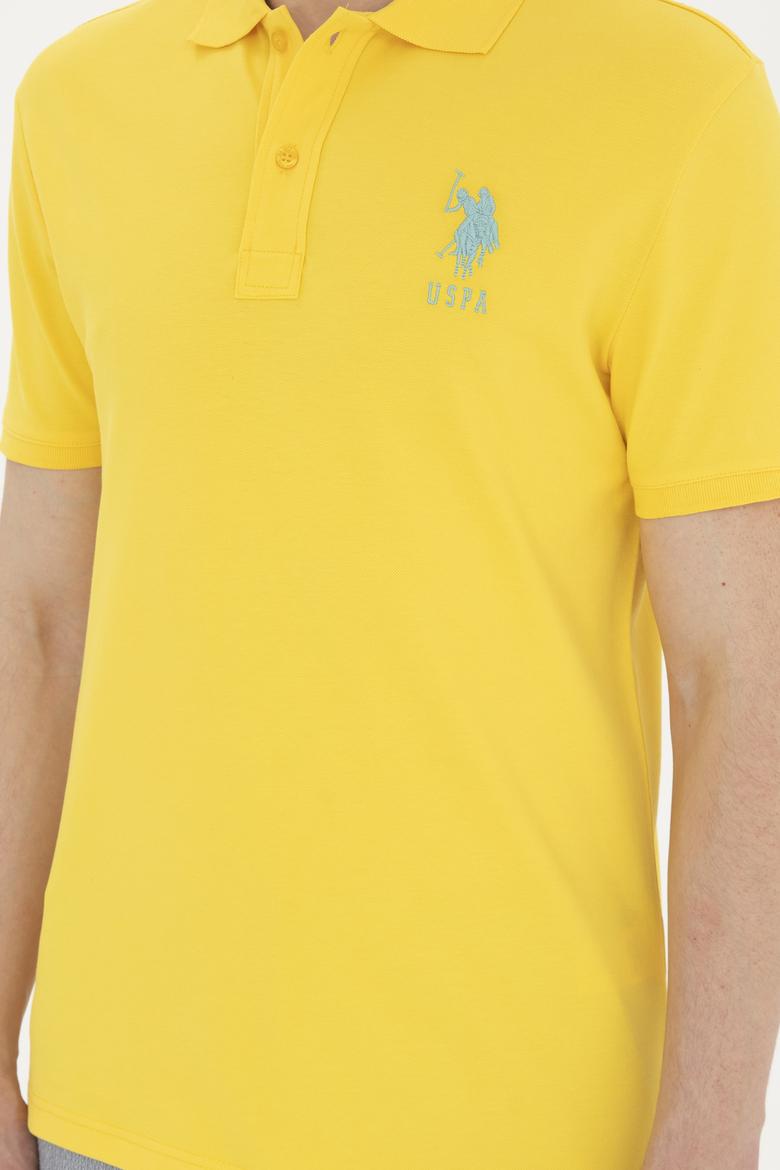 Erkek Sarı Basic Tişört - 50263004032