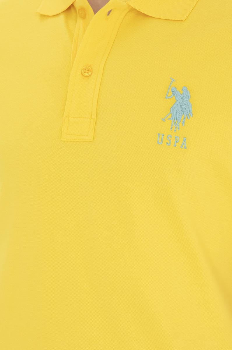 Erkek Sarı Basic Tişört