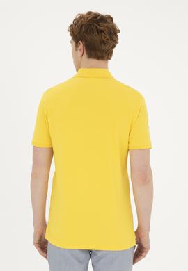 Erkek Sarı Basic Tişört - 50263004032