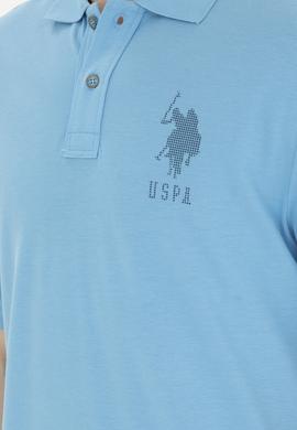 Erkek Regular Fit Polo Yaka Turkuaz Tişört - 50263420053