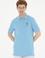 Erkek Regular Fit Polo Yaka Turkuaz Tişört