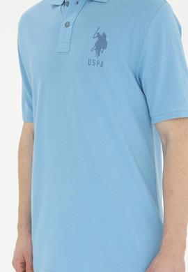 Erkek Regular Fit Polo Yaka Turkuaz Tişört - 50263420053