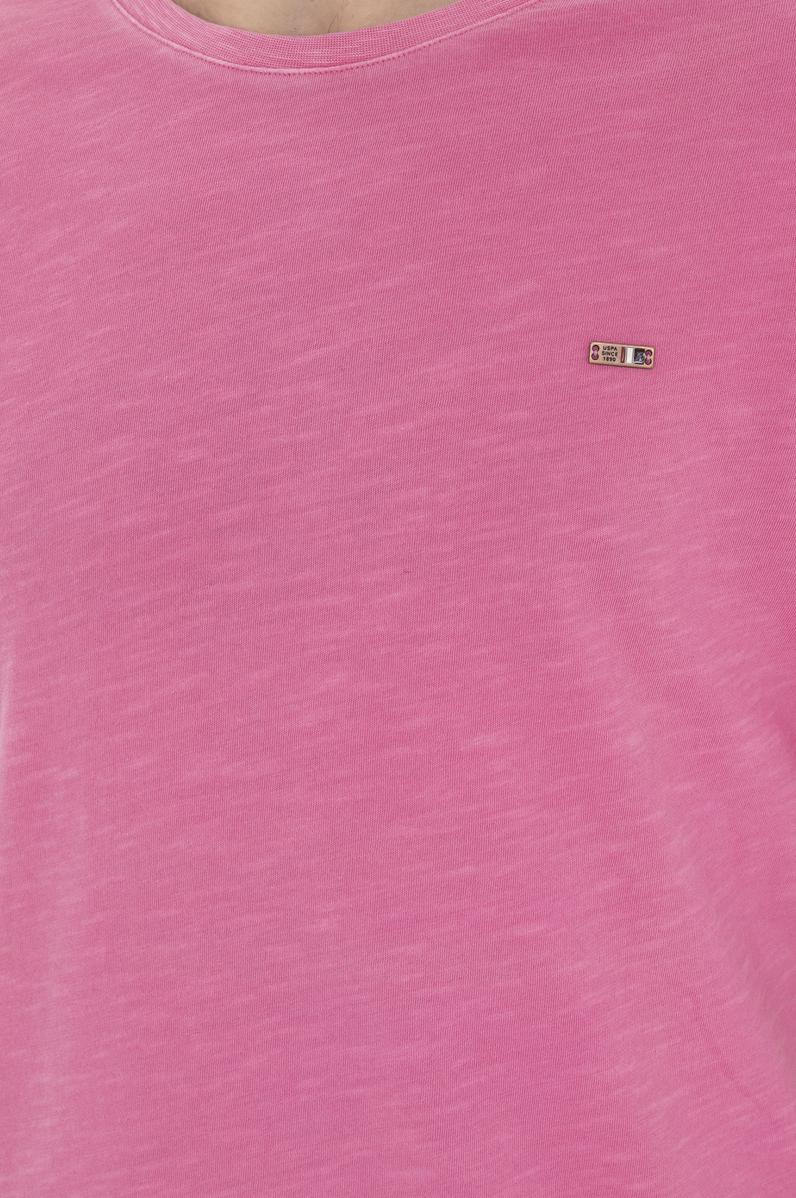 Erkek Pembe Basic Tişört