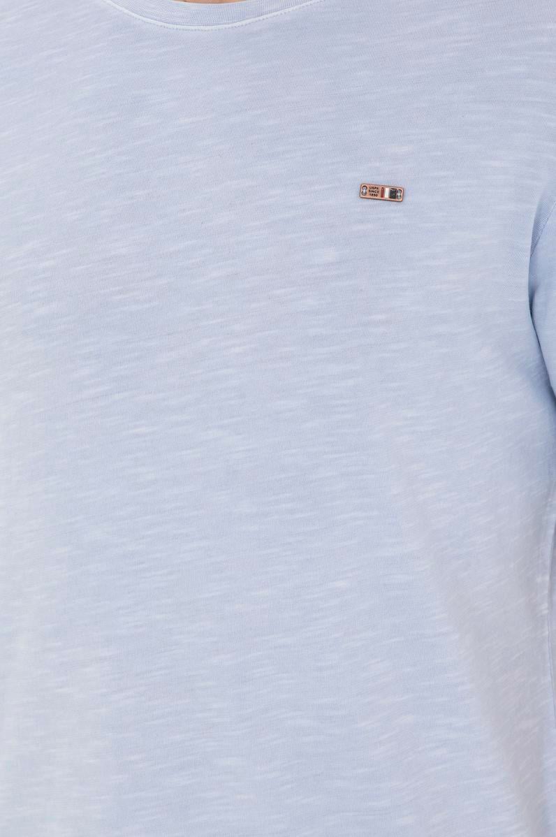 Erkek Mavi Basic Tişört