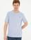 Erkek Mavi Basic Tişört