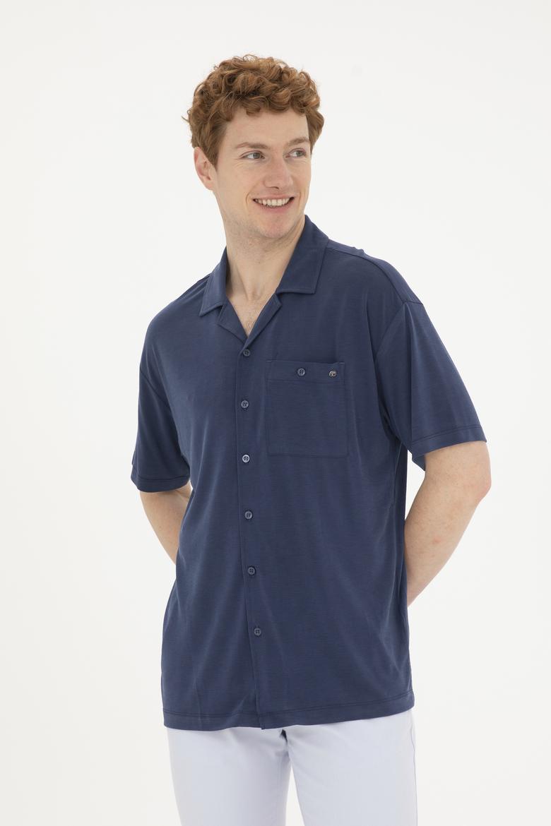 Erkek Lacivert Tişört - 50267009006