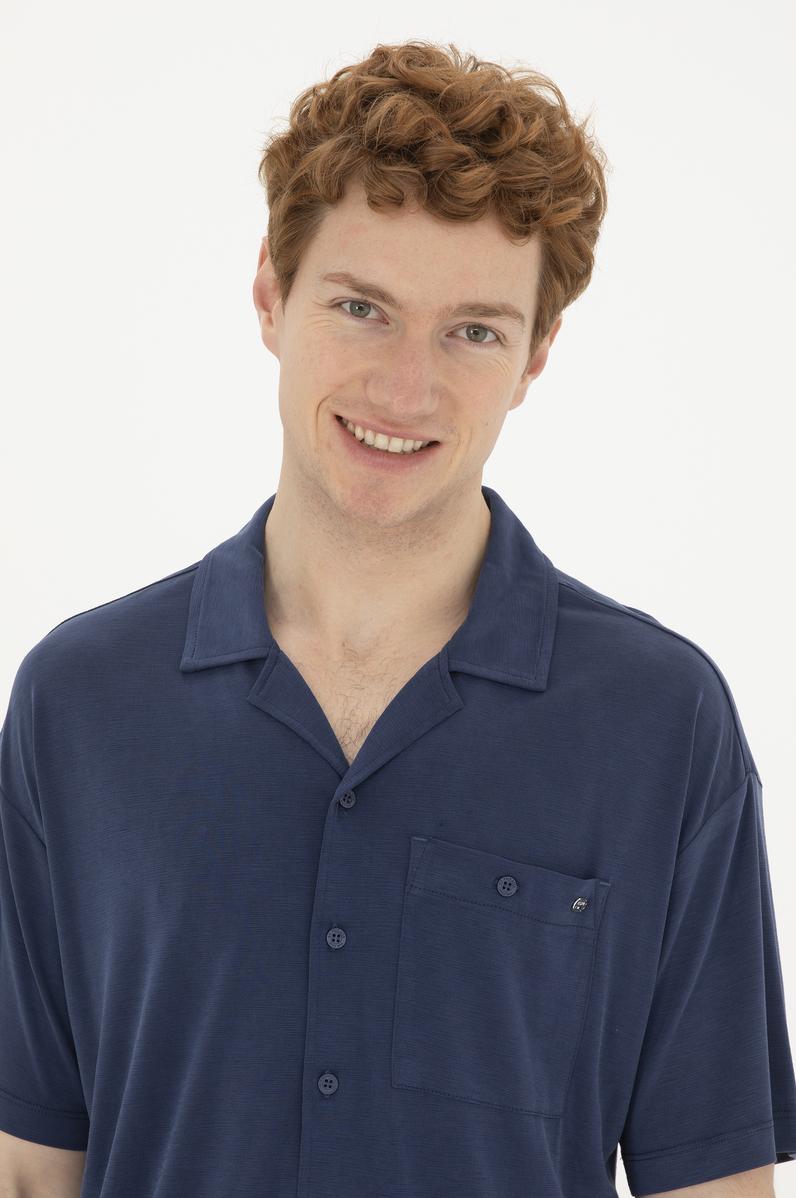 Erkek Lacivert Tişört