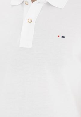 Erkek Beyaz Basic Polo Yaka Tişört - 50267011035