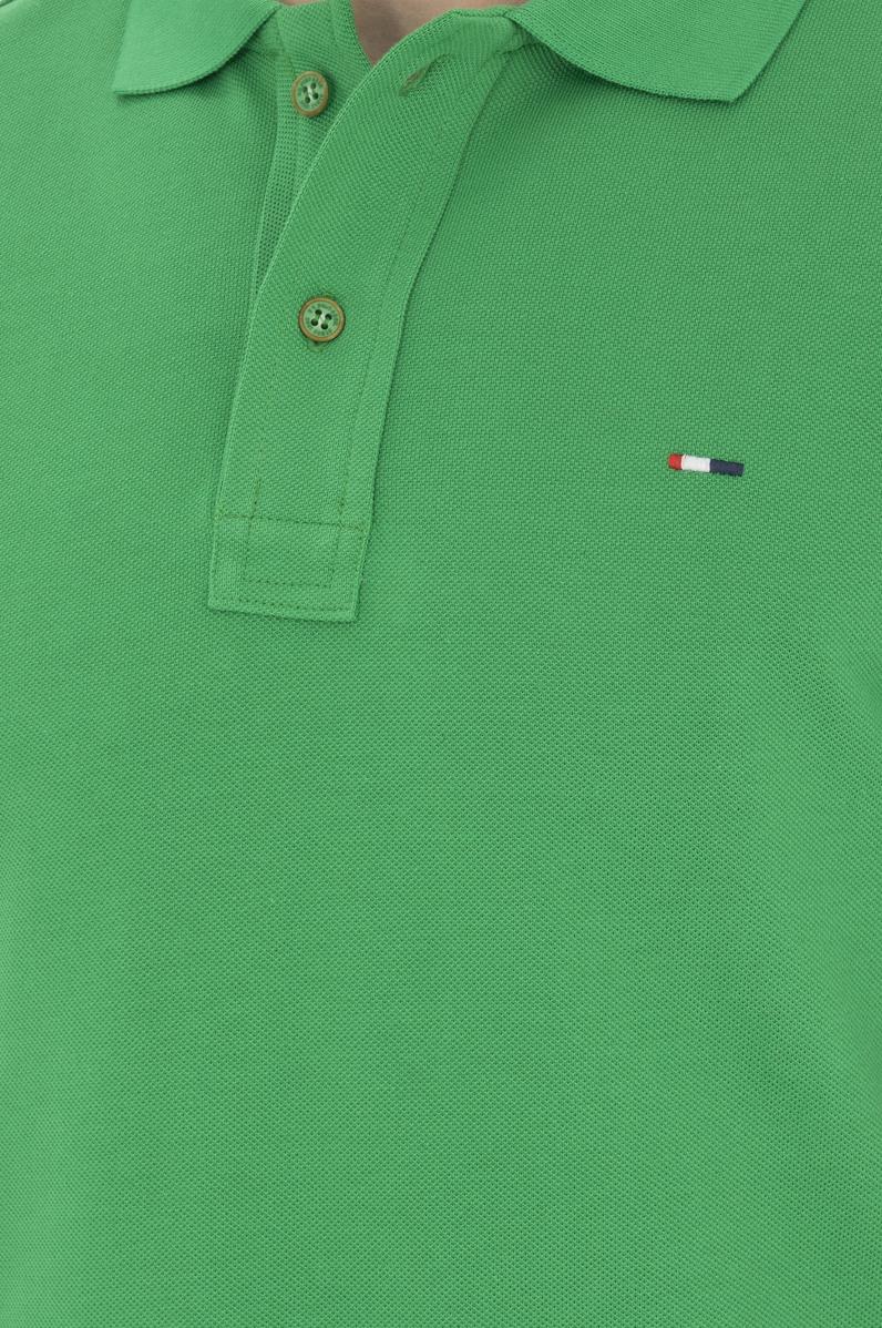 Erkek Elma Yeşili Basic Polo Yaka Tişört