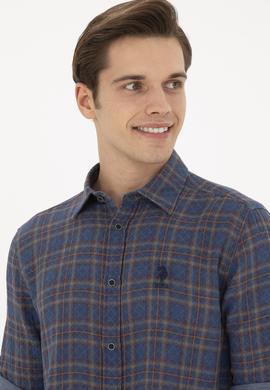 Erkek Kırmızı Uzun Kollu Gömlek - 50283793003