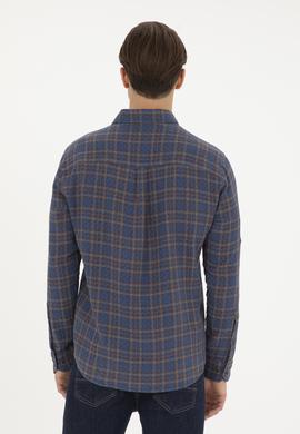 Erkek Kırmızı Uzun Kollu Gömlek - 50283793003