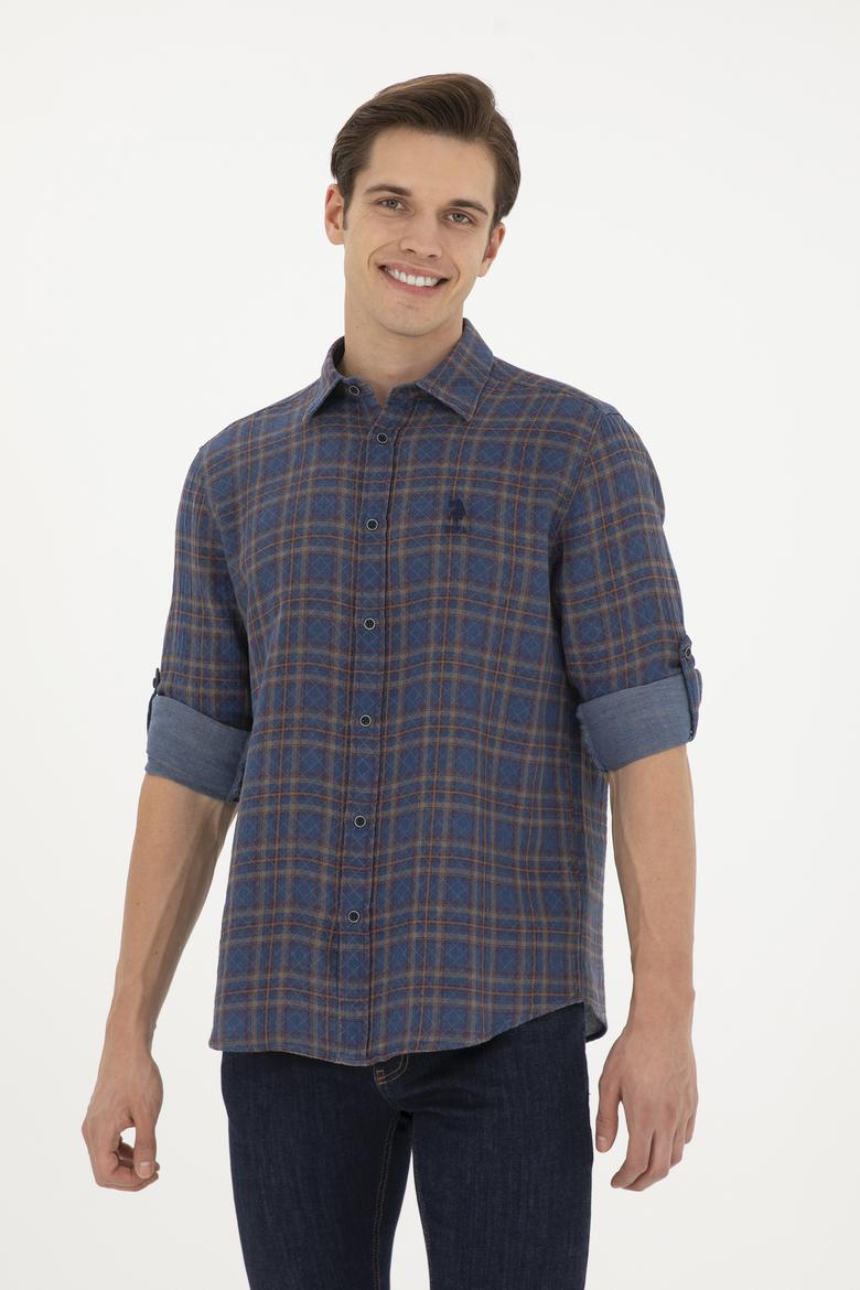 Erkek Kırmızı Uzun Kollu Gömlek - 50283793003