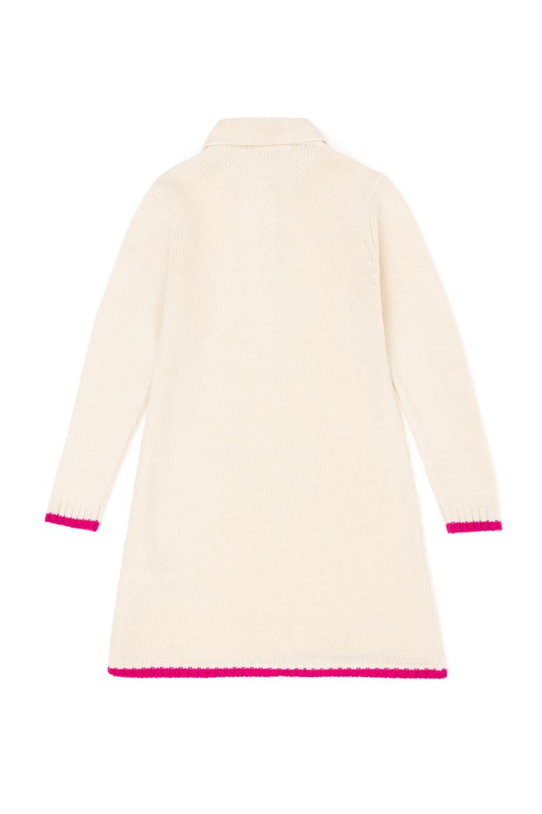 Kız Çocuk Krem Triko Elbise - 50276996001