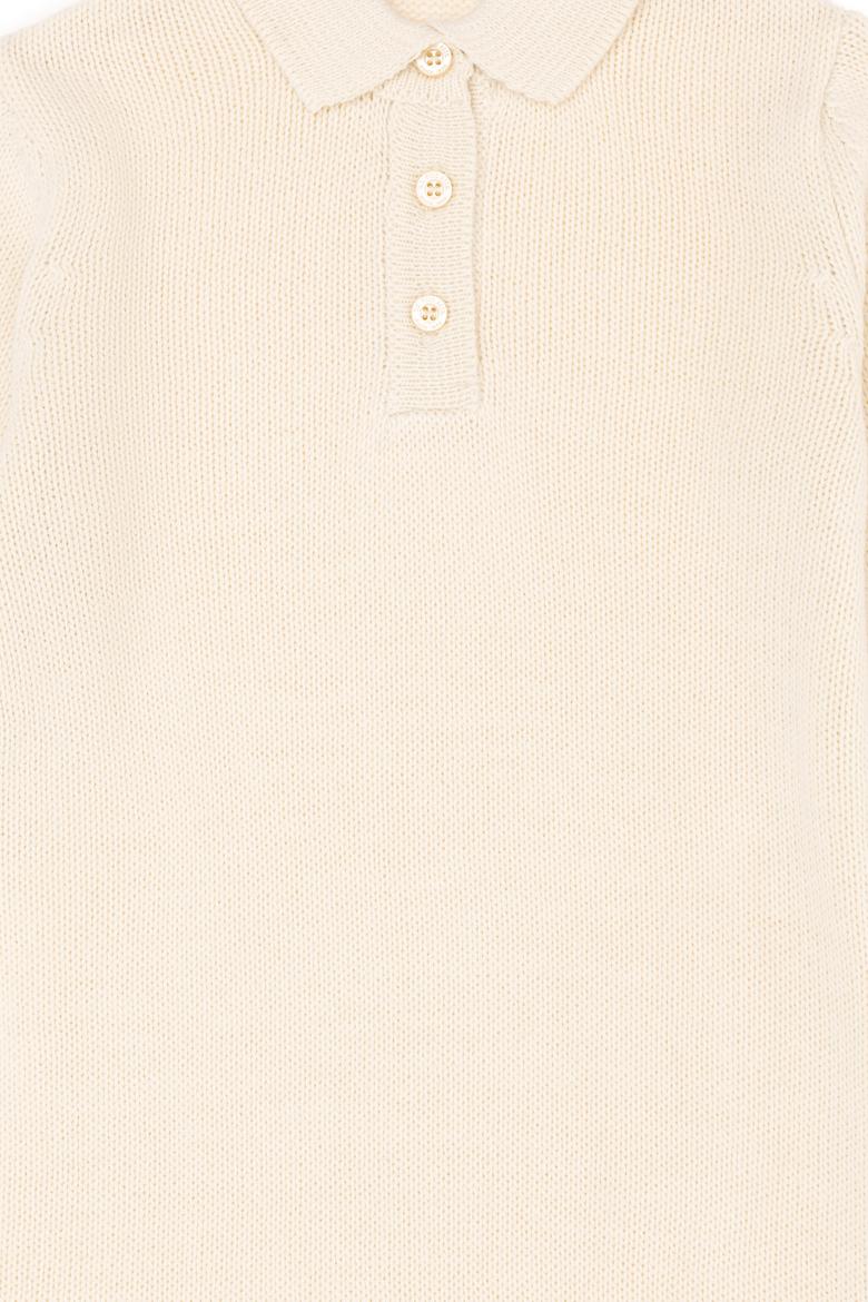 Kız Çocuk Krem Triko Elbise - 50276996001