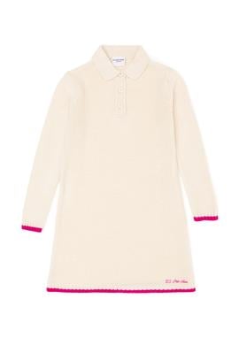 Kız Çocuk Krem Triko Elbise - 50276996001