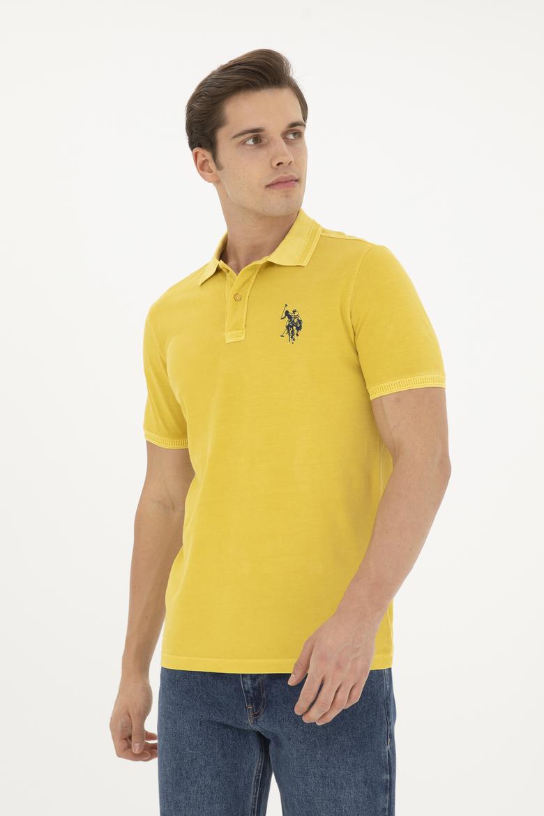 Erkek Safran Basic Polo Yaka Tişört - 50248553040