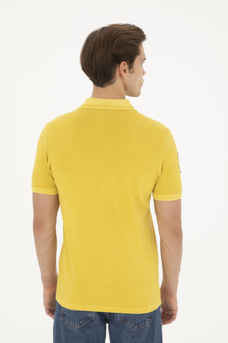 Erkek Safran Basic Polo Yaka Tişört - 50248553040