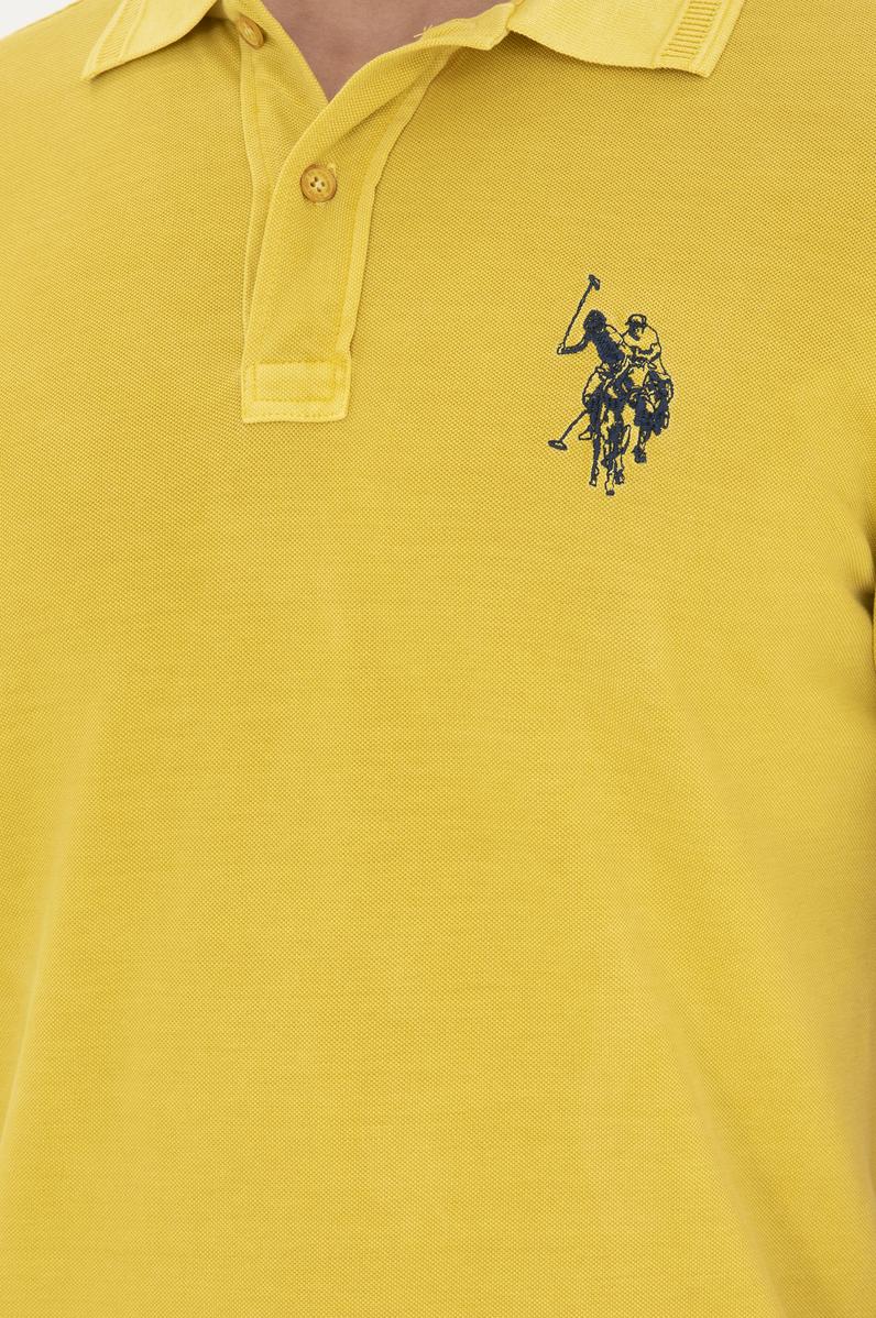 Erkek Safran Basic Polo Yaka Tişört