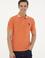 Erkek Turuncu Basic Polo Yaka Tişört