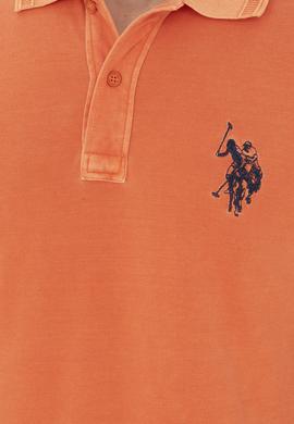 Erkek Turuncu Basic Polo Yaka Tişört - 50248553050