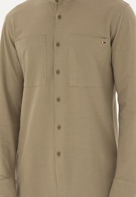 Erkek Haki Örme Hırka - 50282234037