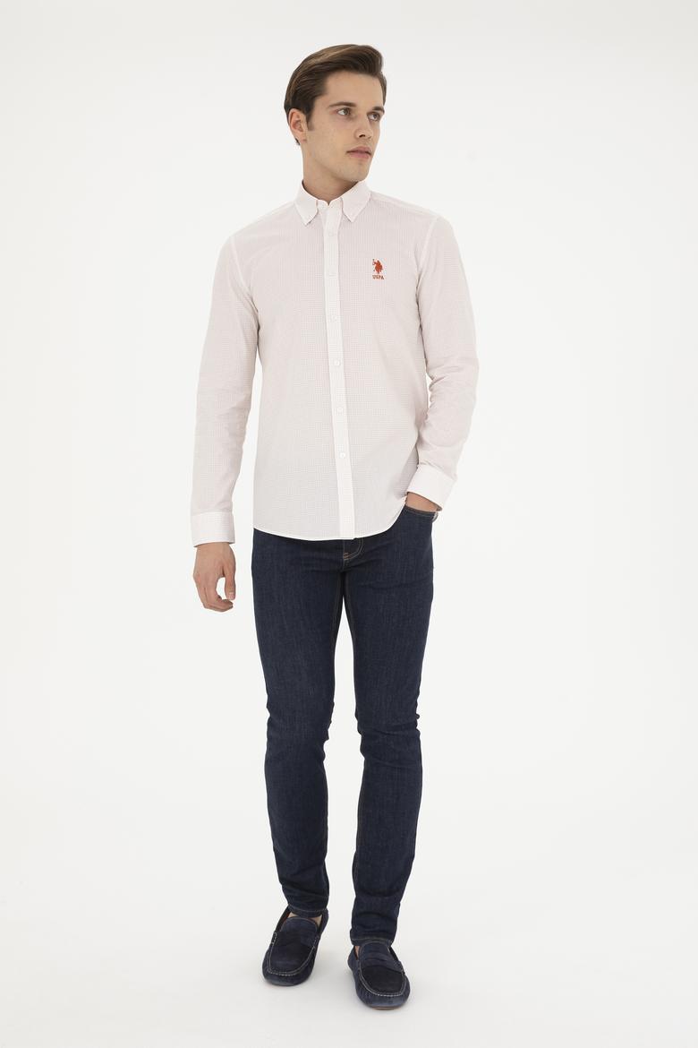 Erkek Pudra Uzun Kollu Gömlek - 50284894012