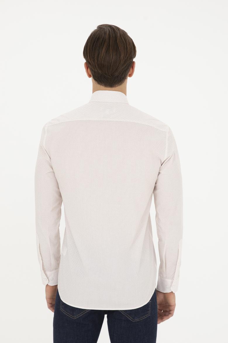 Erkek Pudra Uzun Kollu Gömlek - 50284894012