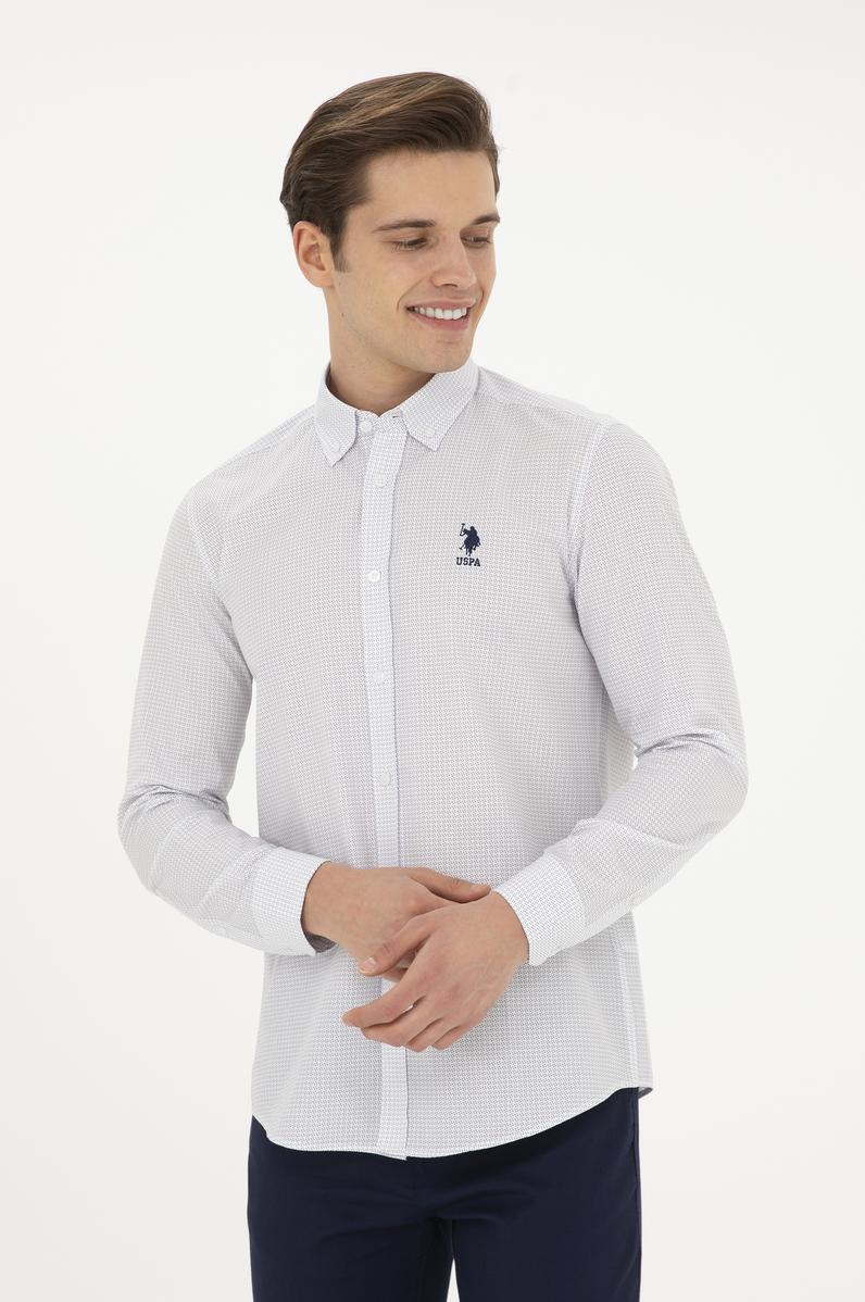 Erkek Lacivert Uzun Kollu Gömlek