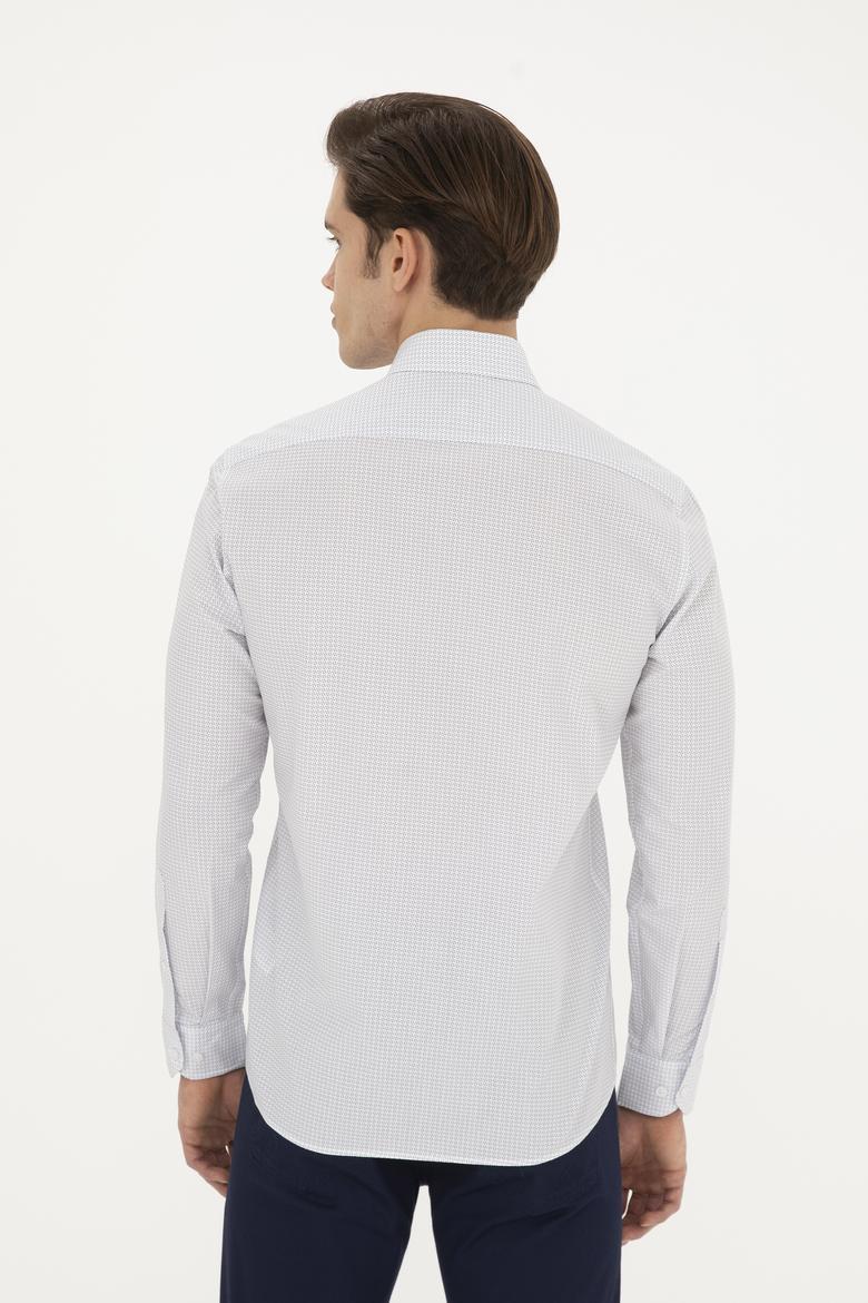 Erkek Lacivert Uzun Kollu Gömlek - 50284894026