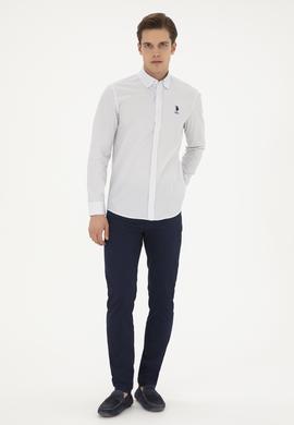 Erkek Lacivert Uzun Kollu Gömlek - 50284894026